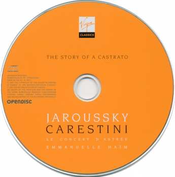 CD Le Concert D'Astrée: Carestini - The Story Of A Castrato