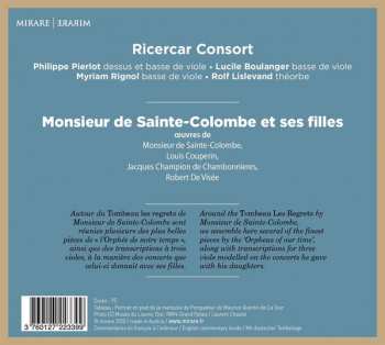 CD Rolf Lislevand: Monsieur de Sainte-Colombe Et Ses Filles 