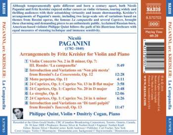 CD Philippe Quint: Arrangements For Violin & Piano
