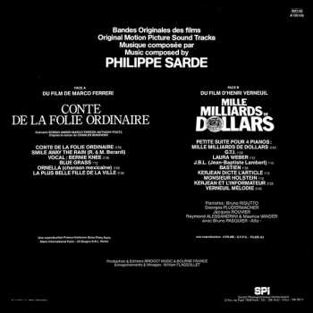 LP Philippe Sarde: Mille Milliards De Dollars / Conte De La Folie Ordinaire (Bandes Originales Des Films)