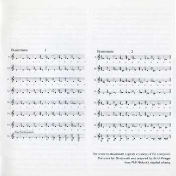 CD Phill Niblock: Disseminate