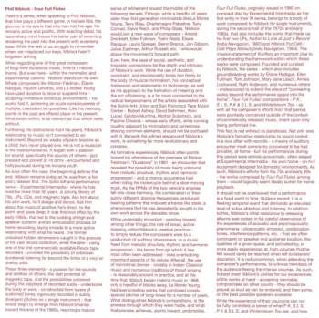 2LP/Dobozkészlet Phill Niblock: Four Full Flutes LTD