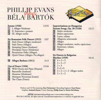 CD Béla Bartók: Phillip Evans Plays Béla Bartok