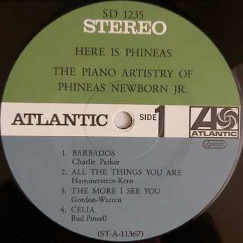 LP Phineas Newborn Jr.: Here Is Phineas (The Piano Artistry Of Phineas Newborn Jr.) LTD