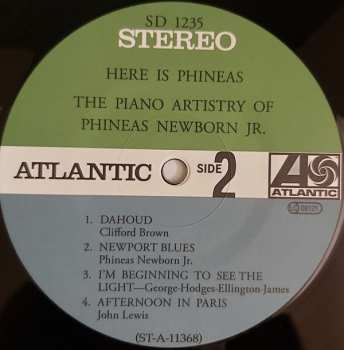 LP Phineas Newborn Jr.: Here Is Phineas (The Piano Artistry Of Phineas Newborn Jr.) LTD