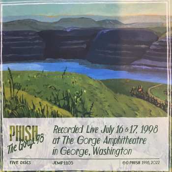 5CD/Dobozkészlet Phish: The Gorge '98 LTD