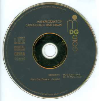 CD Piano Duo Trenkner & Speidel: Escapades