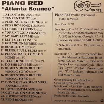 CD Piano Red: Atlanta Bounce 