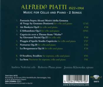 CD Roberto Plano: Music For Cello And Piano; 2 Songs