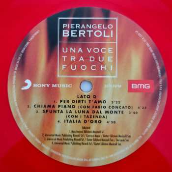 2LP Pierangelo Bertoli: Una Voce Tra Due Fuochi LTD