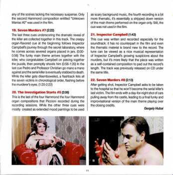 CD Piero Piccioni: 7 Cadaveri Per Scotland Yard (Complete Original Motion Picture Soundtrack) LTD