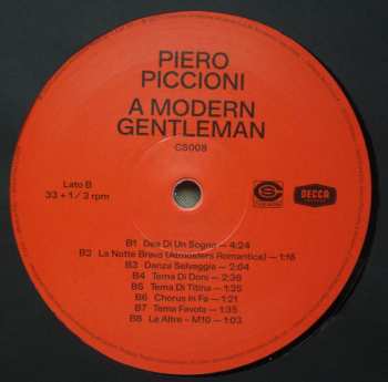 2LP Piero Piccioni: A Modern Gentleman: The Refined Bittersweet Sound Of An Italian Maestro