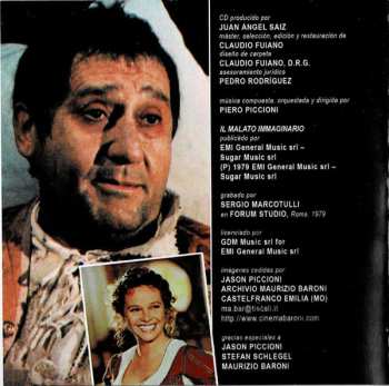 CD Piero Piccioni: Il Malato Immaginario (The Complete Original Motion Picture Score)