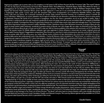 CD Piero Piccioni: Il Monaco (Original Motion Picture Soundtrack In Full Stereo) LTD