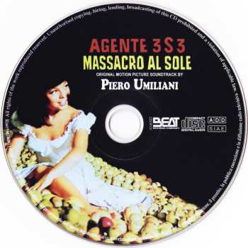 CD Piero Umiliani: Agente 3S3 Massacro Al Sole (Original Motion Picture Soundtrack)