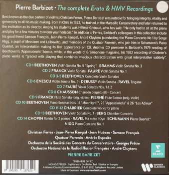 14CD/Dobozkészlet Pierre Barbizet: The Complete Erato & HMV Recordings