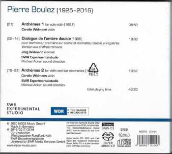 SACD Pierre Boulez: Anthèmes 1 & 2, Dialogue de L'ombre Double