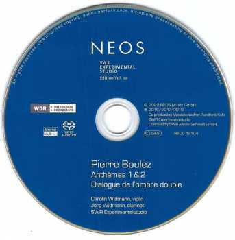 SACD Pierre Boulez: Anthèmes 1 & 2, Dialogue de L'ombre Double