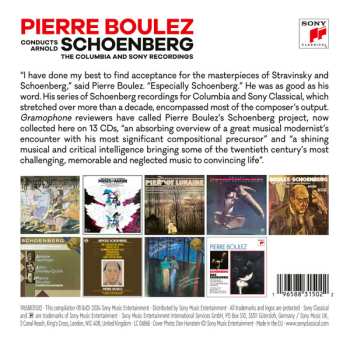 13CD/Dobozkészlet Arnold Schoenberg: The Columbia And Sony Recordings