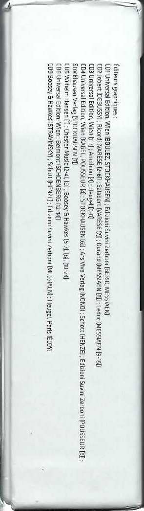 10CD/Dobozkészlet Pierre Boulez: Le Domaine Musical - 1956...1967 LTD