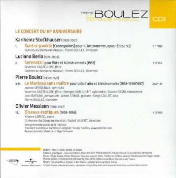 10CD/Dobozkészlet Pierre Boulez: Le Domaine Musical - 1956...1967 LTD