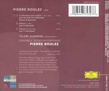 CD Pierre Boulez: Le Marteau Sans Maître | Dérive 1 & 2