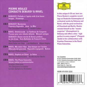 6CD/Dobozkészlet Pierre Boulez: Pierre Boulez Conducts Debussy & Ravel