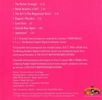 CD Frank Zappa: The Perfect Stranger And Other Chamber Works