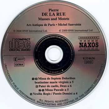 CD Ars Antiqua De Paris: Mass Of The Seven Sorrows Of The Blessed Virgin • Easter Mass