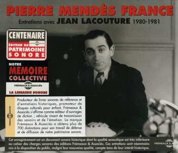 Album Pierre Mendès France: Entretiens Avec Jean Lacouture 1980-1981
