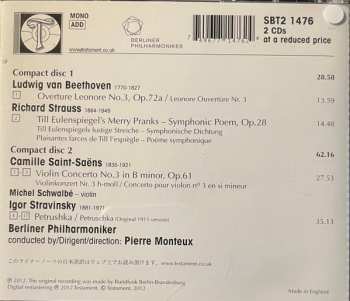 2CD Ludwig van Beethoven: Recorded Live At The Hochschule Für Musik, Belin, October 1060