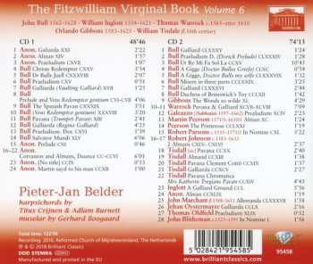 2CD Pieter-Jan Belder: The Fitzwilliam Virginal Book Volume 6