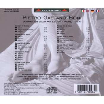 CD Renato Criscuolo: Sonatas For Cello And B. C. Op 1 