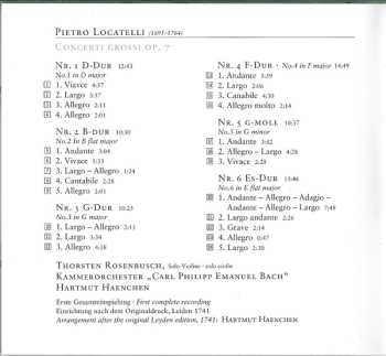 CD Pietro Antonio Locatelli: Concerti Grossi Op.7