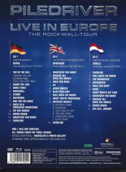 3CD/DVD/Dobozkészlet/Blu-ray Piledriver: Live In Europe - The ROCKWALL-Tour