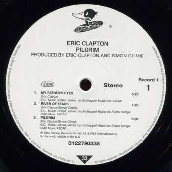 2LP Eric Clapton: Pilgrim LTD