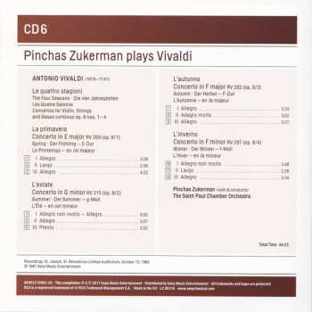 6CD/Dobozkészlet Antonio Vivaldi: Pinchas Zukerman Plays Vivaldi