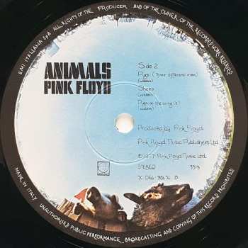 LP Pink Floyd: Animals