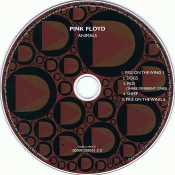 CD Pink Floyd: Animals DIGI