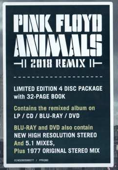 LP/CD/DVD/Dobozkészlet/Blu-ray Pink Floyd: Animals (2018 Remix) DLX | LTD