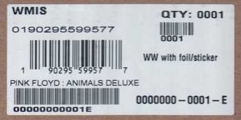 LP/CD/DVD/Dobozkészlet/Blu-ray Pink Floyd: Animals (2018 Remix) DLX | LTD