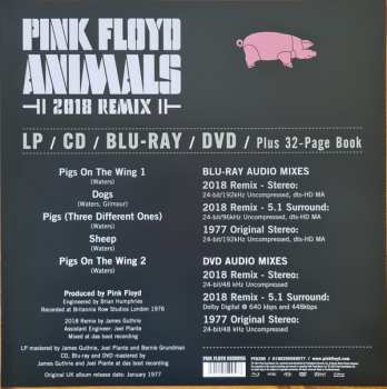 LP/CD/DVD/Dobozkészlet/Blu-ray Pink Floyd: Animals (2018 Remix) DLX | LTD