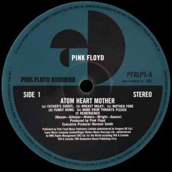 LP Pink Floyd: Atom Heart Mother