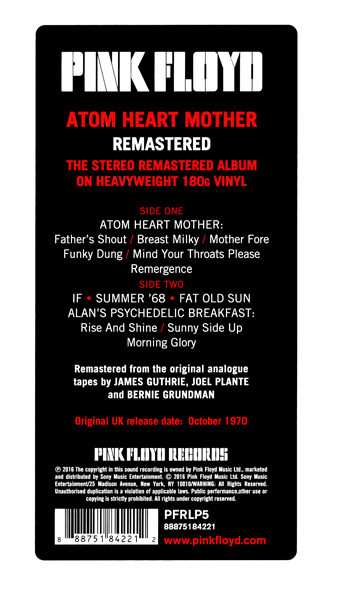 LP Pink Floyd: Atom Heart Mother
