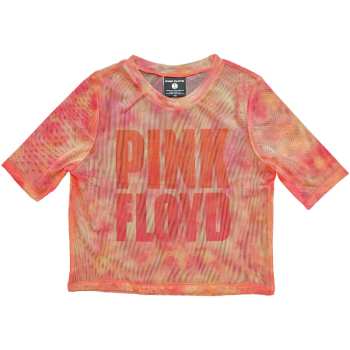 Merch Pink Floyd: Női Crop Top Stacked Logo Pink Floyd