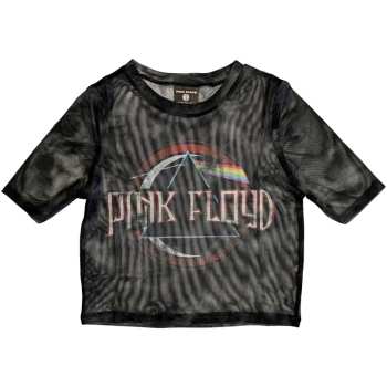 Merch Pink Floyd: Női Crop Top Vintage Dark Side Of The Moon Seal