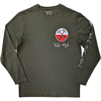 Merch Pink Floyd: Long Sleeve Póló The Wall Hammers Logo Pink Floyd