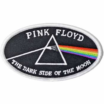 Merch Pink Floyd: Felvarró Dark Side Of The Moon Oval White Border