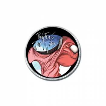 Merch Pink Floyd: Kitűző The Wall Eat Head Logo Pink Floyd