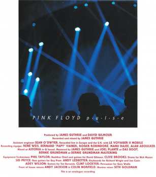 4LP/Dobozkészlet Pink Floyd: Pulse LTD